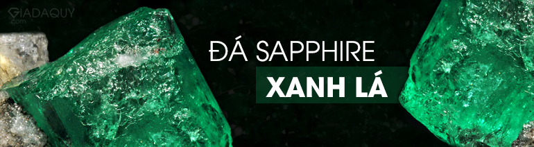 Da sapphire xanh la