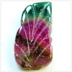 da tourmaline da sac cham khac tinh xao hinh chiec la GWE 77-15