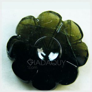 Da tourmaline hai mau cham khac hinh doa hoa GWE 77-5