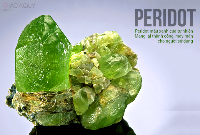 Da Peridot mau xanh - mang lai thanh cong va may man