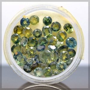bo 39 viên đá sapphire xanh oval cut RSA334