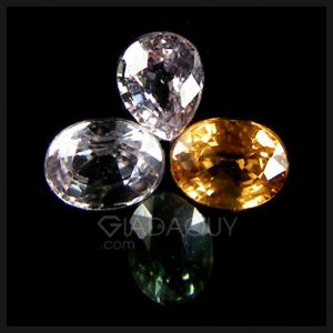 bo bon vien da sapphire xanh mixed cut TW-323