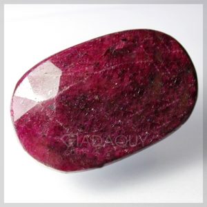 da ruby tim oval mixed cut 250.61 carats CERT14