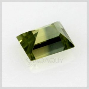 da sapphire vang xanh Baguette cut 0.55 carats