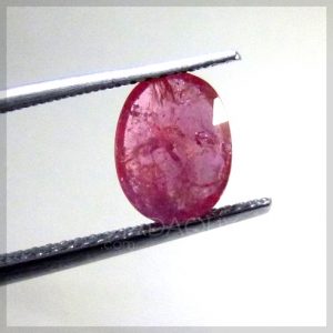 da ruby hong oval mixed cut 1.73 carats