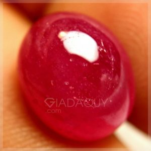 da ruby do hong 14.26 carats mai tron hinh oval