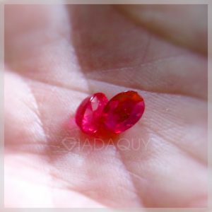 da ruby do oval mixed cut 2.33 carats