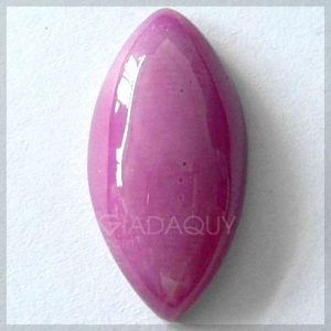Đá ruby tím 12.5 carats mài tròn