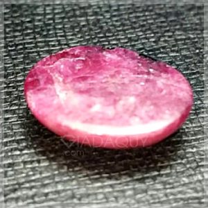 da ruby tim 16 carats mai tron hinh oval