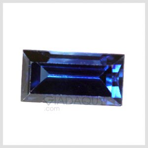 da sapphire xanh duong Baguette cut 0.81 carats