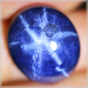 da sapphire sao xanh duong 14.35 carats