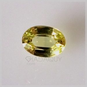 da sapphire vang oval cut 0.51 carats