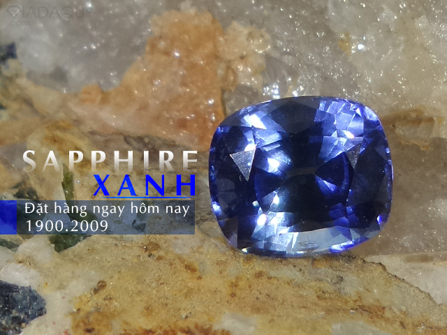 da sapphire xanh