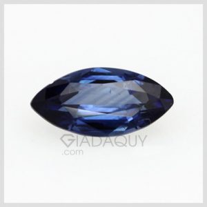 da sapphire xanh duong Marquise cut 0.65 carats