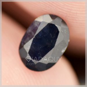 da quy sapphire xanh duong oval cut RSA401