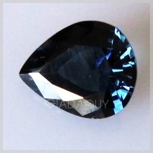da sapphire xanh duong Pear cut RSA391