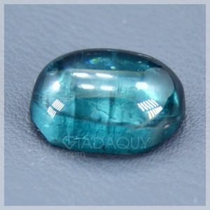 da tourmaline indicolite mau xanh duong mat meo 13.7 carats