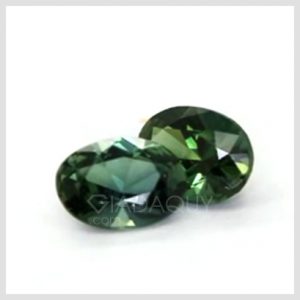 hai vien da sapphire xanh duong pear cut 1.36 carats