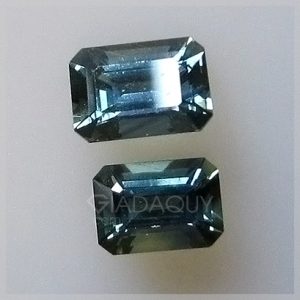 hai vien da sapphire xanh duong step cut 2.53 carats