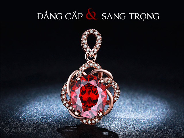 mat da ruby do sang trong