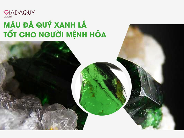 da quy mau xanh la tot cho nguoi menh hoa