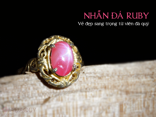 nhan da ruby sang trong