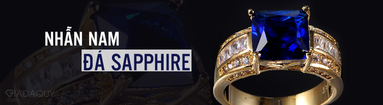 nhan nam da sapphire