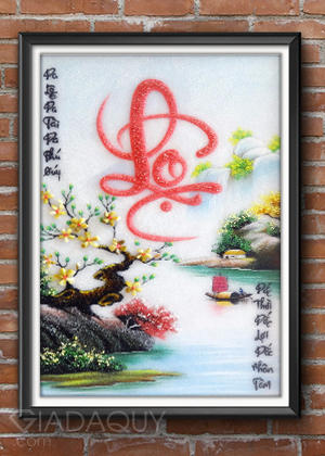 tranh chu da quy