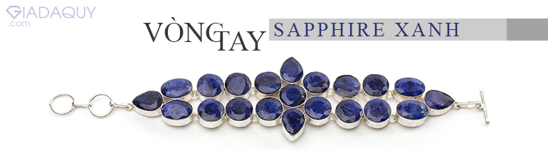 vong tay da sapphire xanh
